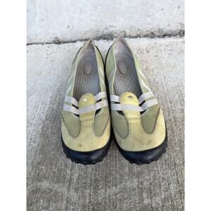 Privo by Clarks Yellow Mesh Mary Jane Comfort Flats 11